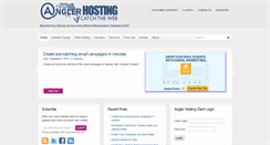 Desktop Screenshot of anglerhosting.com
